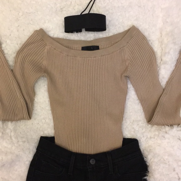 Missguided Tops - MISSGUIDED TAN BODYSUIT